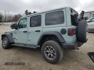 2024 Jeep Wrangler Sport S with VIN 1C4PJXDG6RW229336, listed as a Copart auction lot 51260335 with 5,198 mi miles and Salvage Title. Bid and sale history available at DreamBid. Image 2.