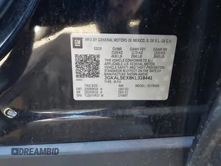 2019 GMC Terrain Denali with VIN 3GKALSEX8KL318441, listed as a IAAI auction lot 41371882 with 106,165 mi miles. Bid and sale history available at carsss.com. Image 9.