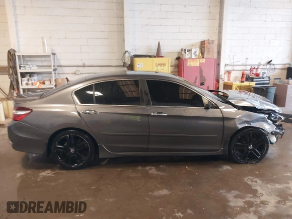 2016 Honda Accord Sport with VIN 1HGCR2F56GA192029, listed as a IAAI auction lot 42370827 with 76,679 mi miles and . Bid and sale history available at DreamBid. Image 13.