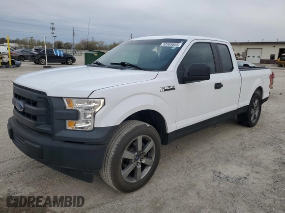 2017 Ford F-150 XL with VIN 1FTEX1C80HKD03319, listed as a Copart auction lot 52503605 with 0 mi miles and Clean Title. Bid and sale history available at carsss.com. Image 1.