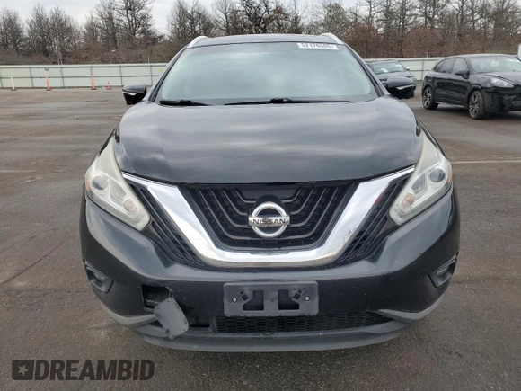 2015 Nissan Murano Platinum with VIN 5N1AZ2MH8FN269554, listed as a Copart auction lot 52176505 with 179,434 mi miles and Clean Title. Bid and sale history available at DreamBid. Image 5.