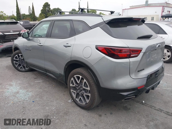 2023 Chevrolet Blazer RS с VIN 3GNKBERS1PS193838, выставлен на аукционе IAAI как лот 42408680 с пробегом 24 881 миль миль и . История ставок и продаж доступна на DreamBid. Изображение 3.
