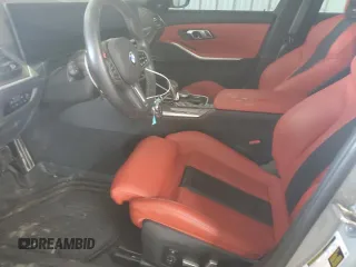 2023 BMW M3 Competition xDrive z VIN WBS43AY04PFN47162, wystawiony jako Copart lot #89130455 z przebiegiem 7434 mil mil oraz Szkody całkowita. Historia ofert i sprzedaży dostępna na DreamBid. Obrazek 7.