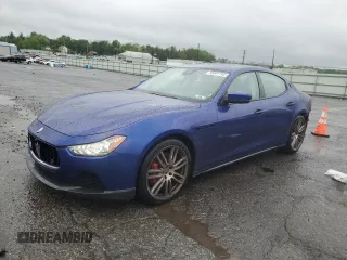 2017 Maserati Ghibli S Q4 z VIN ZAM57RTS6H1213426, wystawiony jako Copart lot #55841795 z przebiegiem 60 689 mil mil oraz Szkoda całkowita • Salvage title. Historia ofert i sprzedaży dostępna na DreamBid. Obrazek 1.
