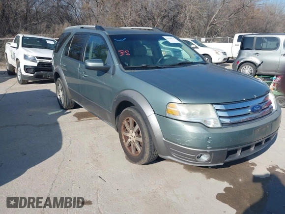 2008 Ford Taurus X SEL с VIN 1FMDK02W58GA20921, выставлен на аукционе IAAI как лот 41490276 с пробегом 180 864 миль миль и . История ставок и продаж доступна на DreamBid. Изображение 1.