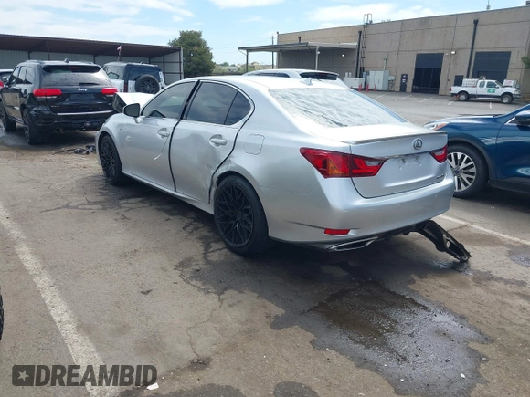 2013 Lexus GS 350 with VIN JTHBE1BL0D5022966, listed as a IAAI auction lot 42009025 with 1 mi miles. Bid and sale history available at carsss.com. Image 3.