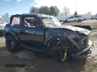 2022 Ford Bronco with VIN 1FMDE5CP4NLA79411, listed as a Copart auction lot 46832855 with Not provided miles and Salvage title. Bid and sale history available at DreamBid. Image 4.