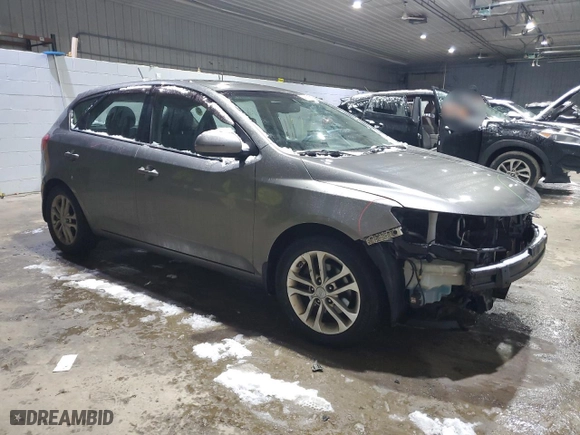 2011 Kia Forte 5-Door EX with VIN KNAFU5A28B5385516, listed as a Copart auction lot 46816535 with 122,199 mi miles and Salvage Title. Bid and sale history available at carsss.com. Image 4.
