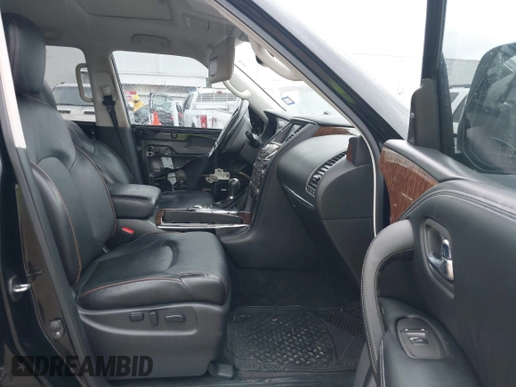 2020 Nissan Armada SL with VIN JN8AY2ND4L9107593, listed as a IAAI auction lot 41538490 with 185,607 mi miles. Bid and sale history available at carsss.com. Image 5.