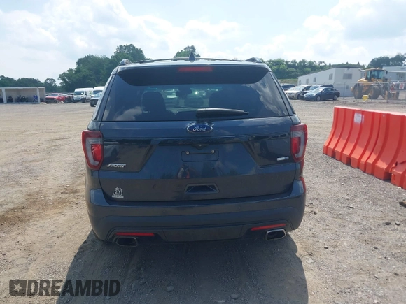 2017 Ford Explorer Sport with VIN 1FM5K8GT7HGB75715, listed as a IAAI auction lot 42570690 with 109,452 mi miles and . Bid and sale history available at DreamBid. Image 16.
