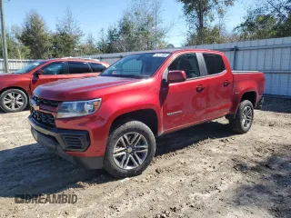 2021 Chevrolet Colorado 2WD Work Truck z VIN 1GCGSBEN9M1295673, wystawiony jako Copart lot #46518885 z przebiegiem 76 971 mil mil oraz Nie do naprawy • Non repairable. Historia ofert i sprzedaży dostępna na DreamBid. Obrazek 1.