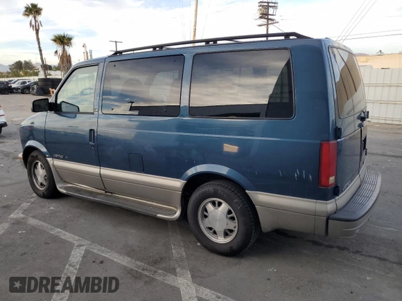 2002 Chevrolet Astro with VIN 1GNDM19X22B145342, listed as a Copart auction lot 43203415 with 212,976 mi miles and Salvage Title. Bid and sale history available at carsss.com. Image 2.