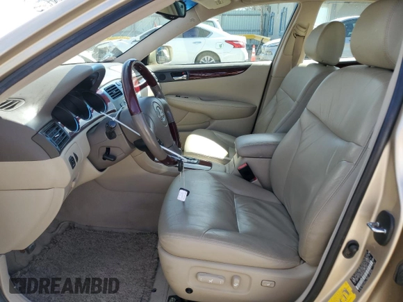 2004 Lexus ES 350 with VIN JTHBA30G845015423, listed as a Copart auction lot 50461925 with 82,595 mi miles and Salvage Title. Bid and sale history available at DreamBid. Image 7.