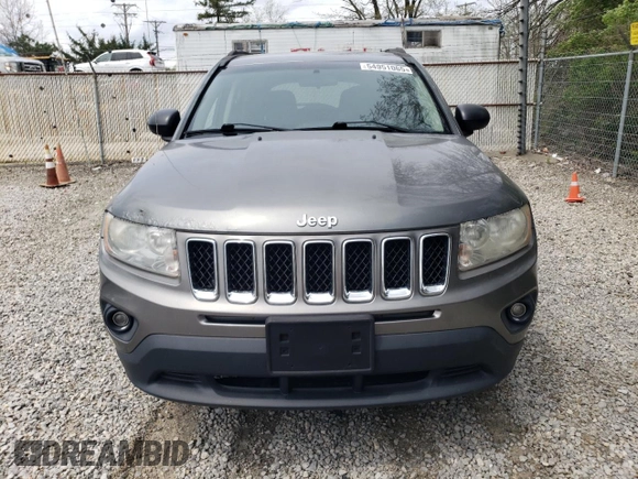 2012 Jeep Compass Sport with VIN 1C4NJCBA7CD618147, listed as a Copart auction lot 54951065 with 163,649 mi miles and Clean Title. Bid and sale history available at carsss.com. Image 5.