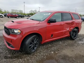 2018 Dodge Durango SXT with VIN 1C4RDJAGXJC329950, listed as a Copart auction lot 55640695 with 99,350 mi miles and Salvage title. Bid and sale history available at DreamBid. Image 1.