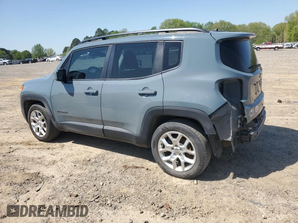2018 Jeep Renegade Latitude with VIN ZACCJABBXJPJ51287, listed as a Copart auction lot 52385515 with 85,346 mi miles and Salvage Title. Bid and sale history available at DreamBid. Image 2.