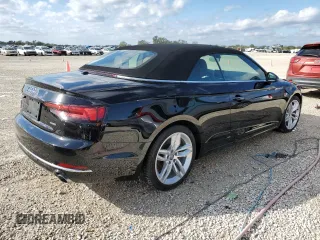 2019 Audi A5 Cabriolet Premium z VIN WAUWNGF56KN010302, wystawiony jako Copart lot #65011662 z przebiegiem Nie podano mil oraz . Historia ofert i sprzedaży dostępna na DreamBid. Obrazek 3.
