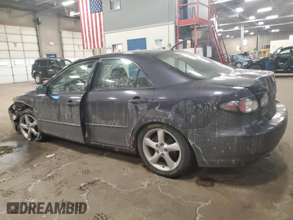 2007 Mazda 6 S Sport VE with VIN 1YVHP80D975M46199, listed as a Copart auction lot 44812805 with 169,079 mi miles and Clean Title. Bid and sale history available at DreamBid. Image 2.