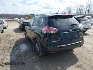2015 Nissan Rogue SL with VIN 5N1AT2MV6FC787987, listed as a IAAI auction lot 41888650 with 140,600 mi miles. Bid and sale history available at carsss.com. Image 3.