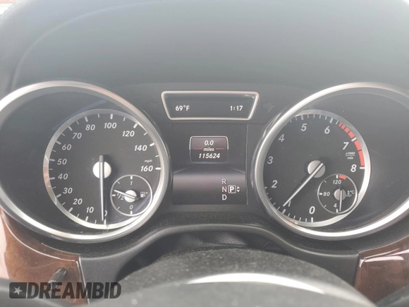 2015 Mercedes-Benz GL with VIN 4JGDF6EE7FA580014, listed as a Copart auction lot 55137704 with 115,624 mi miles and Salvage Title. Bid and sale history available at carsss.com. Image 9.