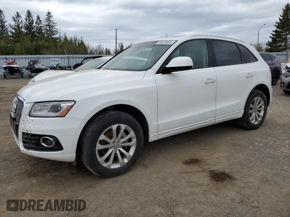 2016 Audi Q5 Premium Plus with VIN WA1L2AFP5GA036184, listed as a Copart auction lot 56075485 with 161,890 mi miles and Clean title. Bid and sale history available at DreamBid. Image 1.
