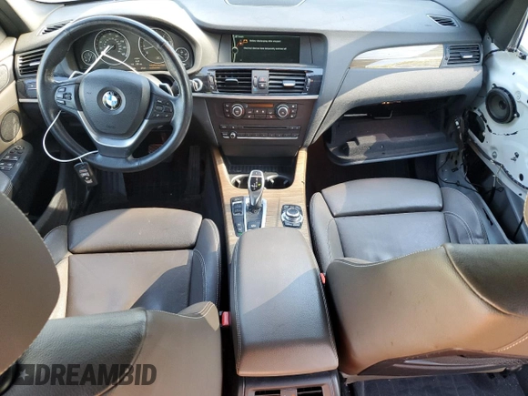2013 BMW X3 xDrive35i z VIN 5UXWX7C58DL980098, wystawiony jako Copart lot #57865225 z przebiegiem 75 589 mil mil oraz Szkoda całkowita • Salvage title. Historia ofert i sprzedaży dostępna na DreamBid. Obrazek 8.