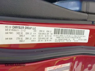 2014 Dodge Durango SXT with VIN 1C4RDHAG7EC344288, listed as a IAAI auction lot 41996170 with 200,110 mi miles and . Bid and sale history available at carsss.com. Image 9.