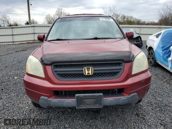 2004 Honda Pilot EX with VIN 5FNYF18584B001248, listed as a Copart auction lot 53160025 with 164,998 mi miles and Salvage Title. Bid and sale history available at DreamBid. Image 5.
