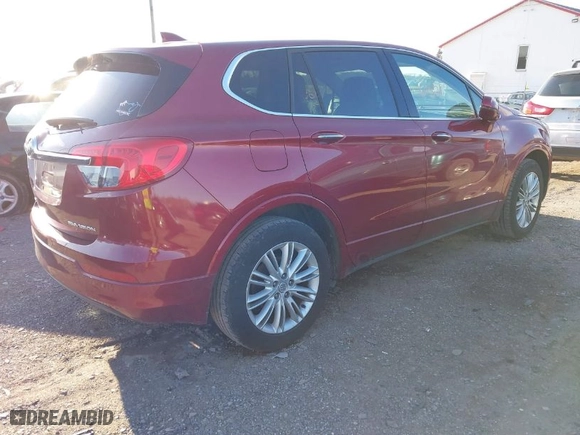 2017 Buick Envision Preferred with VIN LRBFXASA3HD041470, listed as a IAAI auction lot 41226301 with 108895 miles. Bid and sale history available at carsss.com. Image 4.