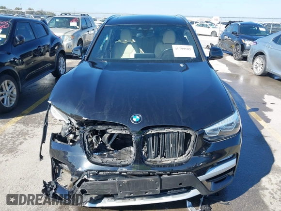 2019 BMW X3 sDrive30i with VIN 5UXTR7C55KLR52298, listed as a IAAI auction lot 41799505 with 64,283 mi miles and . Bid and sale history available at DreamBid. Image 6.