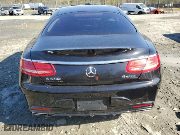2015 Mercedes-Benz S 550 with VIN WDDXJ8FB8FA000954, listed as a Copart auction lot 46428495 with 54,727 mi miles and Salvage Title. Bid and sale history available at carsss.com. Image 6.
