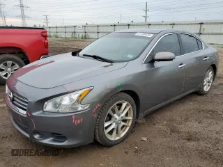 2014 Nissan Maxima SV with VIN 1N4AA5AP2EC455390, listed as a Copart auction lot 61160535 with 139,770 mi miles and Salvage title. Bid and sale history available at DreamBid. Image 1.