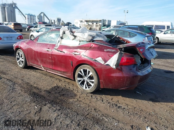 2017 Nissan Maxima SV with VIN 1N4AA6AP1HC392535, listed as a IAAI auction lot 40937768 with 37,223 mi miles. Bid and sale history available at carsss.com. Image 3.
