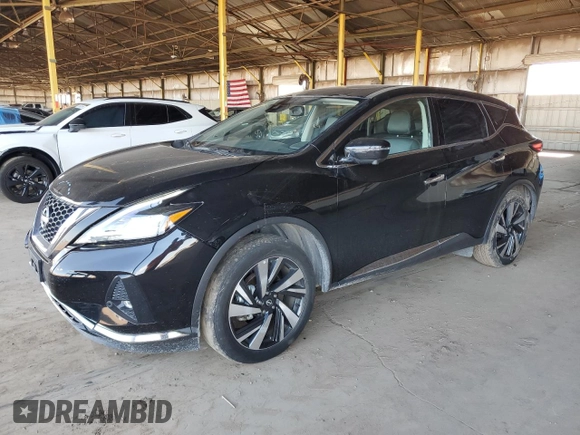 2023 Nissan Murano SL z VIN 5N1AZ2CJ9PC119597, wystawiony jako Copart lot #59550485 z przebiegiem 52 057 mil mil oraz Nie do naprawy • Non repairable. Historia ofert i sprzedaży dostępna na DreamBid. Obrazek 1.