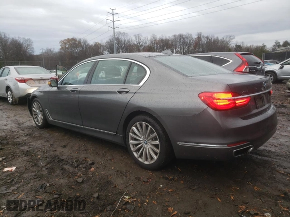 2018 BMW 7 Series 740i xDrive with VIN WBA7E4C57JGV23665, listed as a Copart auction lot 78676003 with 65,804 mi miles. Bid and sale history available at carsss.com. Image 2.