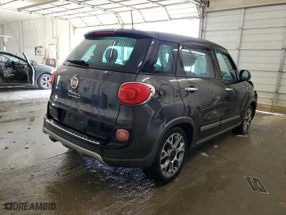 2017 FIAT 500L Trekking with VIN ZFBCFADHXHZ039285, listed as a Copart auction lot 78538274 with NaN miles and Salvage Title. Bid and sale history available at carsss.com. Image 3.