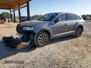 2017 Audi Q7 Premium Plus with VIN WA1LAAF78HD058828, listed as a Copart auction lot 51485055 with 104,920 mi miles and Salvage Title. Bid and sale history available at DreamBid. Image 1.