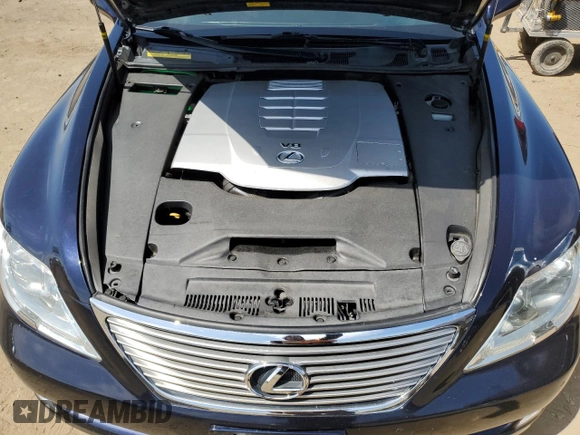 2007 Lexus LS 460 z VIN JTHBL46F775051316, wystawiony jako Copart lot #55252955 z przebiegiem 160 404 mil mil oraz Szkoda całkowita • Salvage title. Historia ofert i sprzedaży dostępna na DreamBid. Obrazek 11.