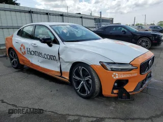2024 Volvo S60 Plus Dark Theme with VIN 7JRL12TL6RG296210, listed as a Copart auction lot 55575205 with Not provided miles and Salvage title. Bid and sale history available at DreamBid. Image 4.