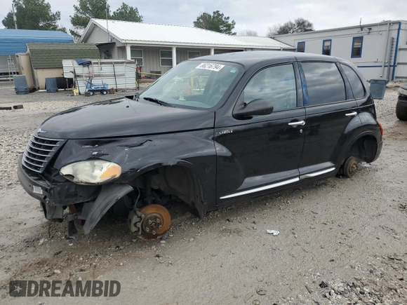 2003 Chrysler PT Cruiser Touring with VIN 3C4FY58B73T586824, listed as a Copart auction lot 86216794 with 156,894 mi miles and Salvage Title. Bid and sale history available at carsss.com. Image 1.