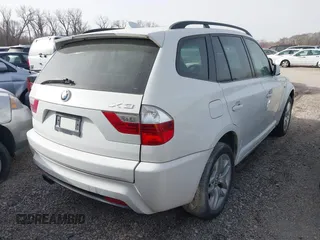 2007 BMW X3 3.0si with VIN WBXPC93437WF09134, listed as a IAAI auction lot 41790009 with 222,050 mi miles and . Bid and sale history available at DreamBid. Image 4.