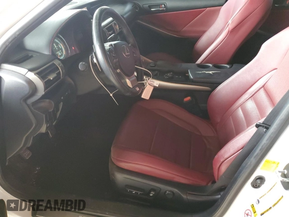 2014 Lexus IS 350 with VIN JTHCE1D27E5000781, listed as a Copart auction lot 58749235 with 133,621 mi miles and Salvage title. Bid and sale history available at DreamBid. Image 7.