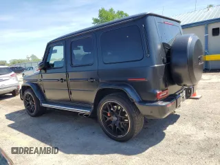 2021 Mercedes-Benz G with VIN W1NYC7HJ1MX384652, listed as a Copart auction lot 53282425 with 92,829 mi miles and Salvage Title. Bid and sale history available at carsss.com. Image 2.