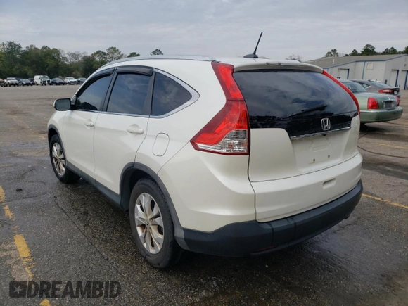 2013 Honda CR-V EX-L with VIN 5J6RM3H76DL022405, listed as a Copart auction lot 45805295 with 227,924 mi miles and Salvage Title. Bid and sale history available at DreamBid. Image 2.