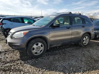 2010 Honda CR-V LX with VIN 5J6RE4H30AL002842, listed as a Copart auction lot 46500265 with 220,306 mi miles and Salvage Title. Bid and sale history available at carsss.com. Image 1.