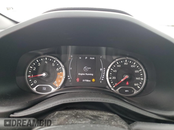 2019 Jeep Renegade Sport with VIN ZACNJBAB7KPK33785, listed as a Copart auction lot 55178075 with 51,708 mi miles and Salvage title. Bid and sale history available at DreamBid. Image 9.