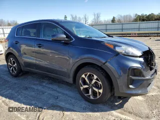2021 Kia Sportage LX with VIN KNDPM3AC1M7888414, listed as a Copart auction lot 45308345 with 201,295 mi miles and Salvage Title. Bid and sale history available at DreamBid. Image 4.