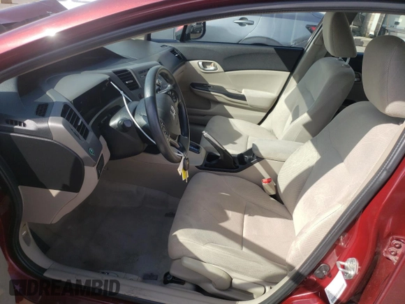 2012 Honda Civic LX z VIN 2HGFB2F58CH586659, wystawiony jako Copart lot #72811904 z przebiegiem 124 750 mil mil oraz Nie do naprawy • Non repairable. Historia ofert i sprzedaży dostępna na DreamBid. Obrazek 7.