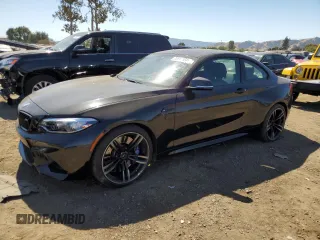 2018 BMW M2 z VIN WBS1J5C54JVD35851, wystawiony jako Copart lot #72814664 z przebiegiem 37 816 mil mil oraz Szkoda całkowita • Salvage title. Historia ofert i sprzedaży dostępna na DreamBid. Obrazek 1.