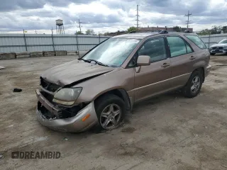 1999 Lexus RX 300 Luxury SUV with VIN JT6HF10U3X0050743, listed as a Copart auction lot 88336245 with 192,886 mi miles and Salvage Title. Bid and sale history available at carsss.com. Image 1.